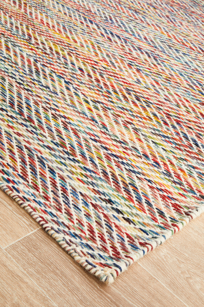 Skandinavian Skandi Braid Multi Rug