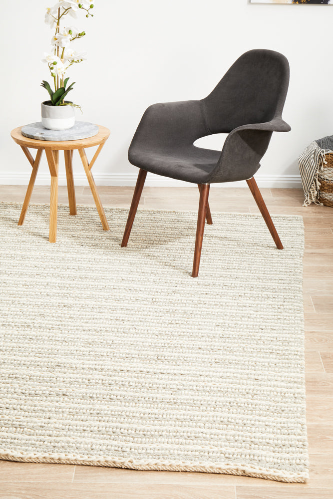 Skandinavian Skandi Braid Grey Rug