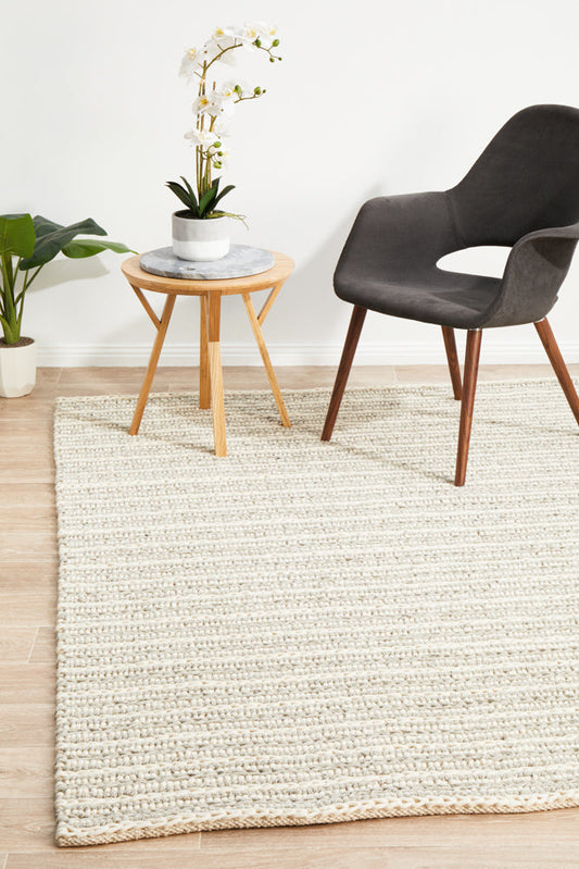 Skandinavian Skandi Braid Grey Rug