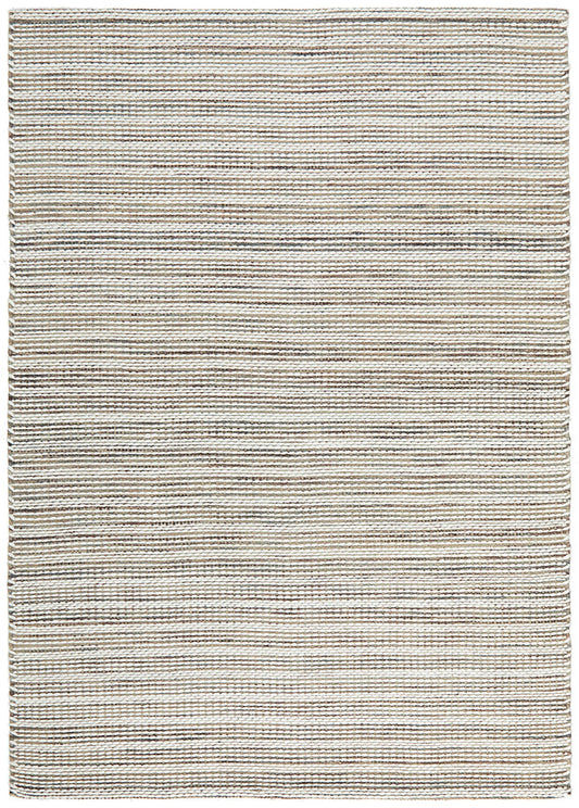 Skandinavian Skandi Stripe Silver Rug