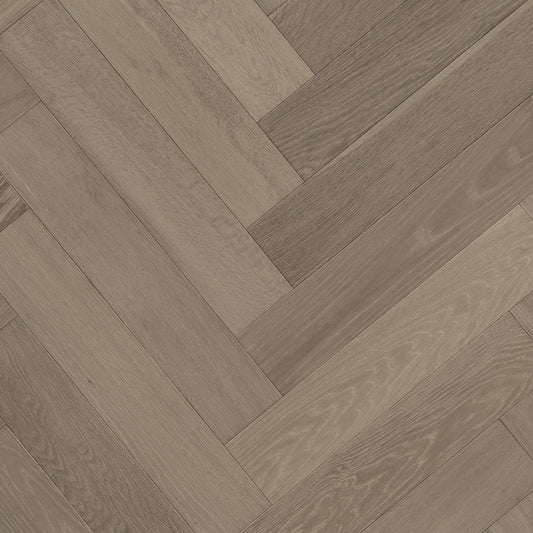 Pronto Engineered Oak Flooring - Herringbone Seafoam