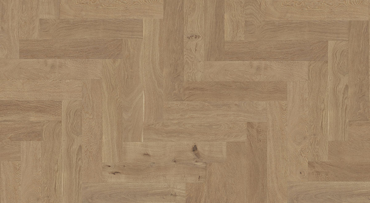 Earthlandia Engineered Oak 14mm - Ember Herringbone – room scene 2