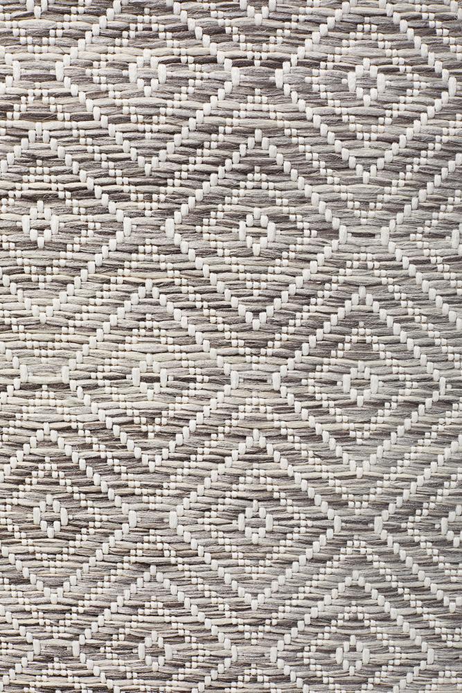 Terrace Diamond Natural Runner Rug