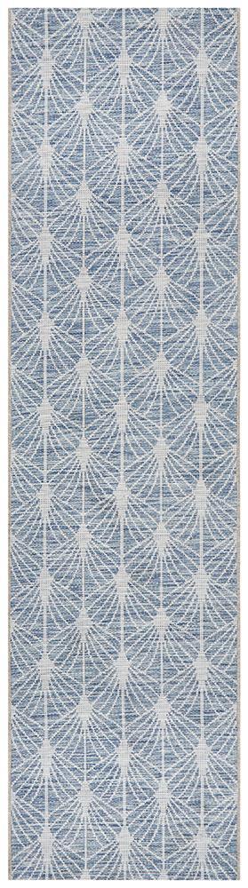 Terrace Nature Blue Runner Rug