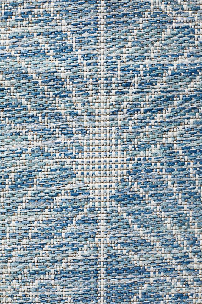 Terrace Nature Blue Runner Rug