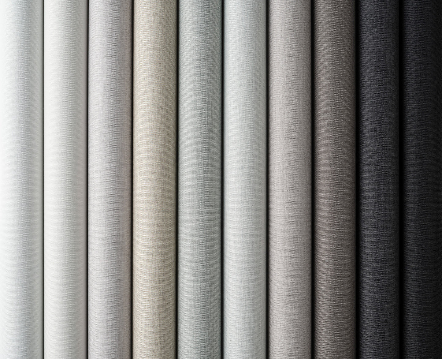 Jersey light filtering blinds - room setting