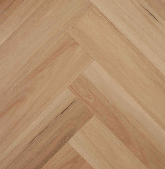 Easi Plank Herringbone Hybrid Flooring in Natural Blackbutt