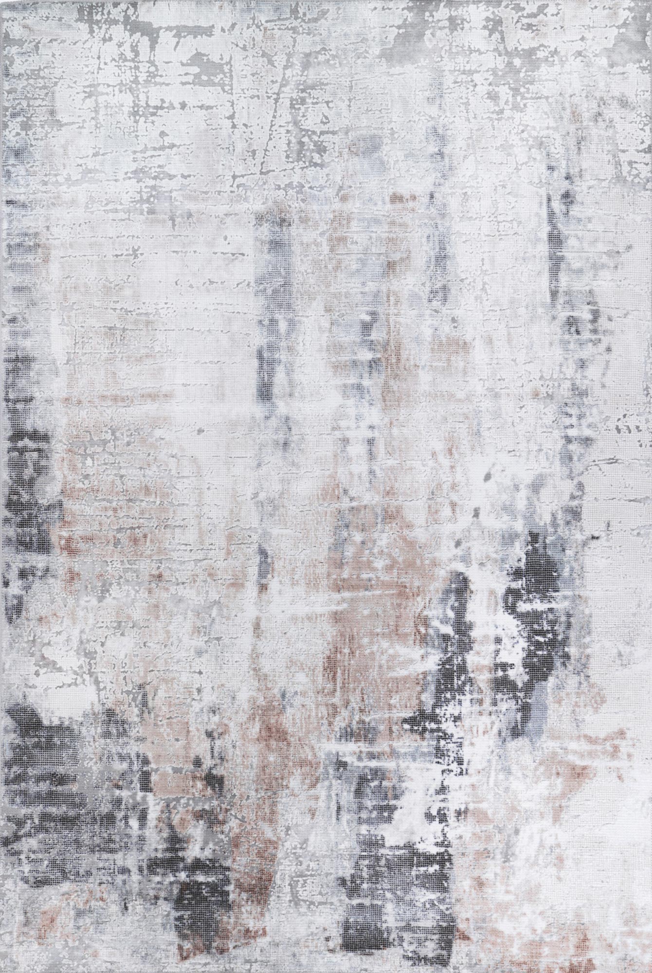 Abstract Twilight Ash Rug