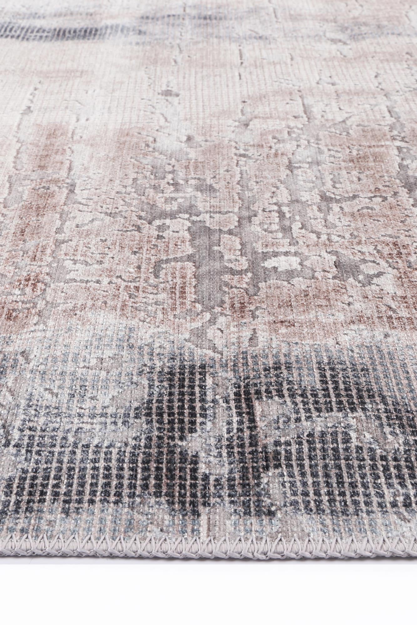 Abstract Twilight Ash Rug