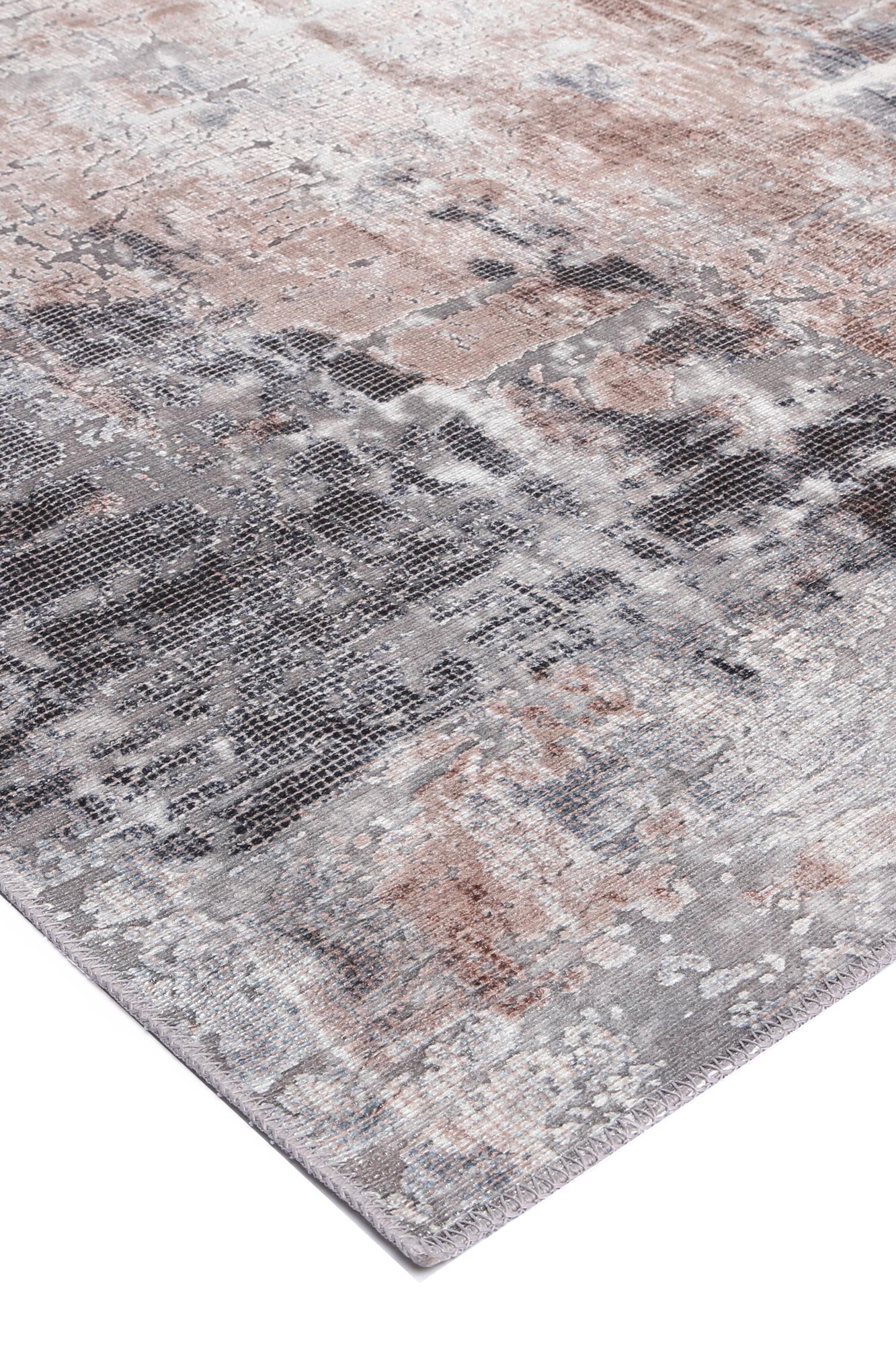 Abstract Twilight Ash Rug