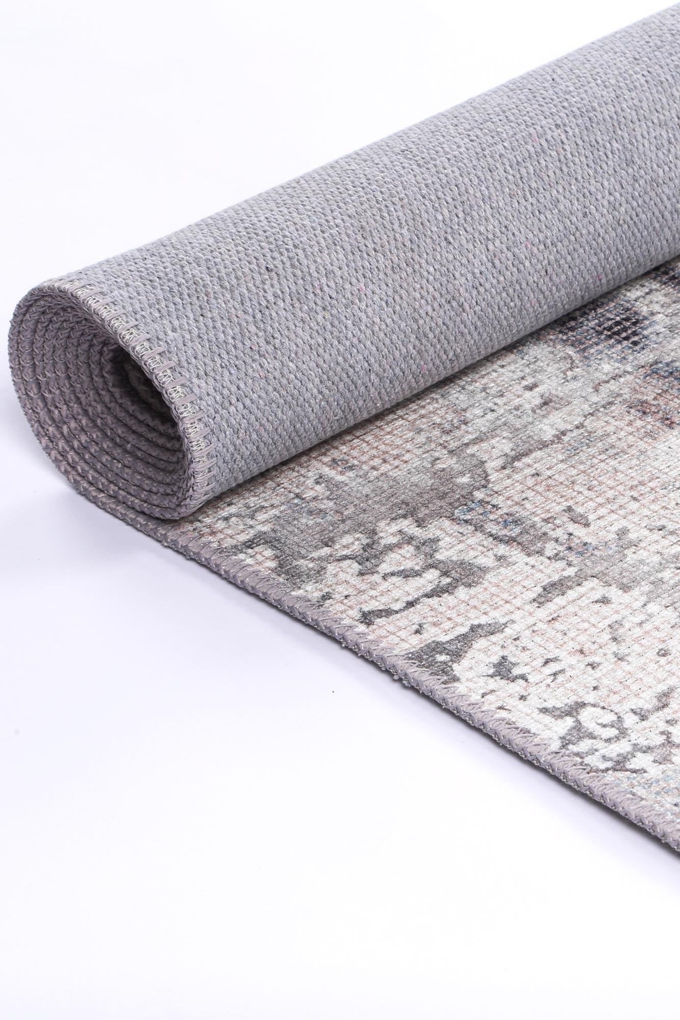 Abstract Twilight Ash Rug