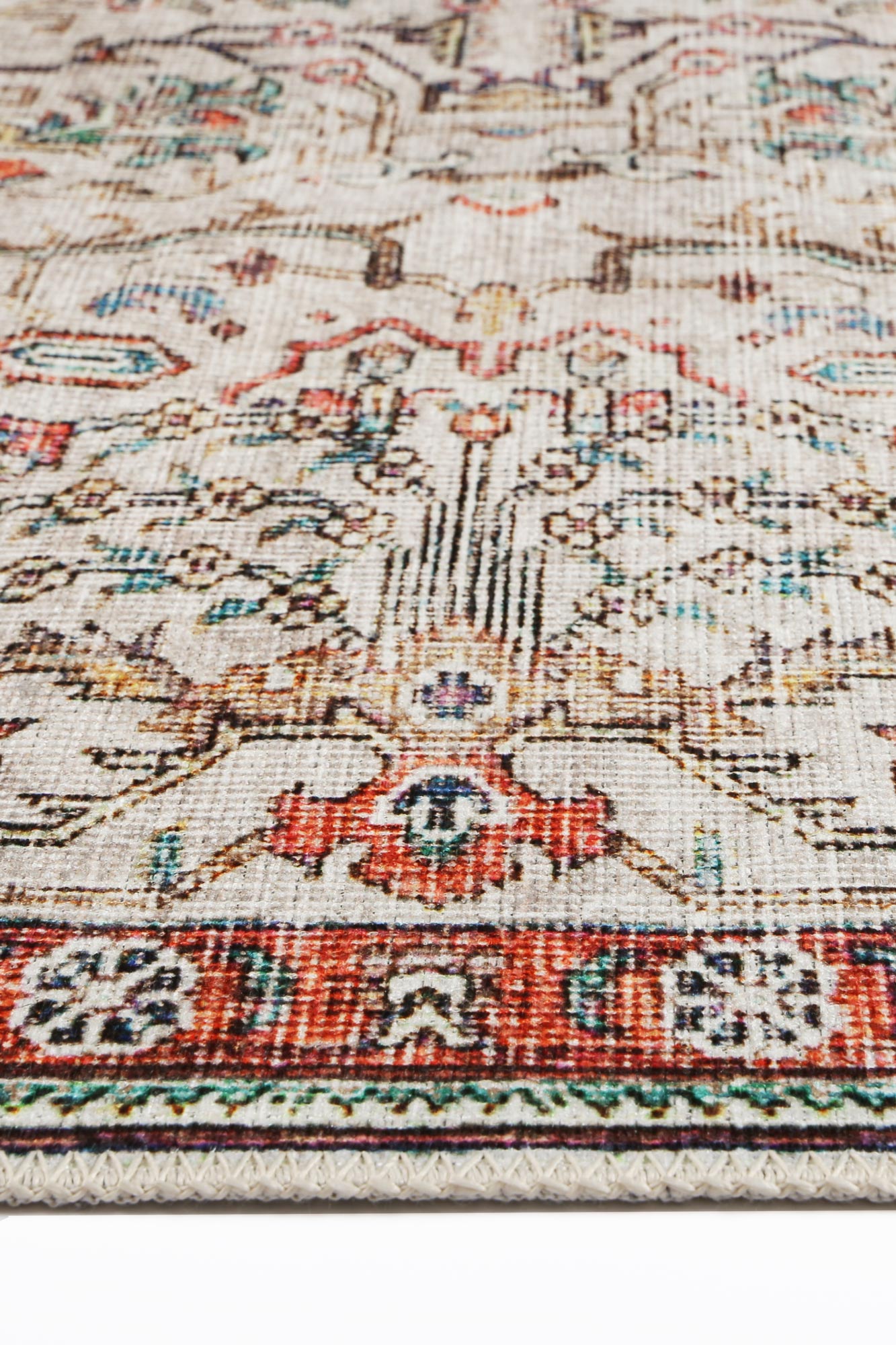 Vintage Wreath Multi Rug