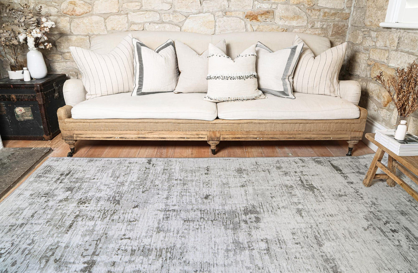 Abstract Evalina Grey Rug