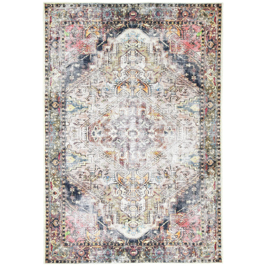Distressed Vintage Derya Multi Area Rug