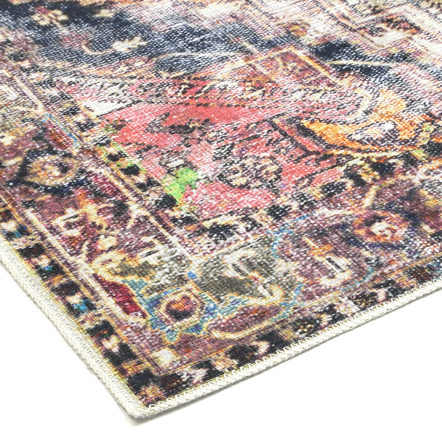 Distressed Vintage Derya Multi Area Rug