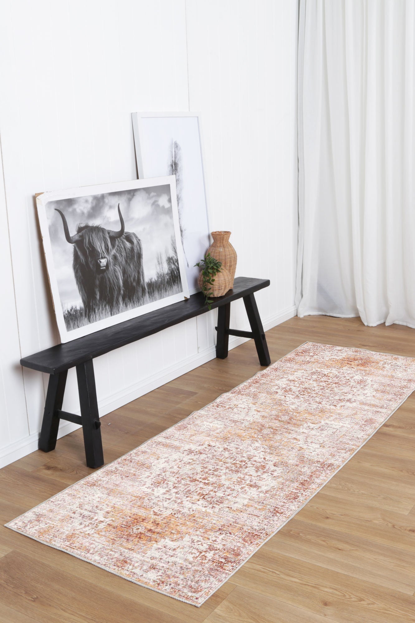 Senlis Sunset Mandarin Washable Runner