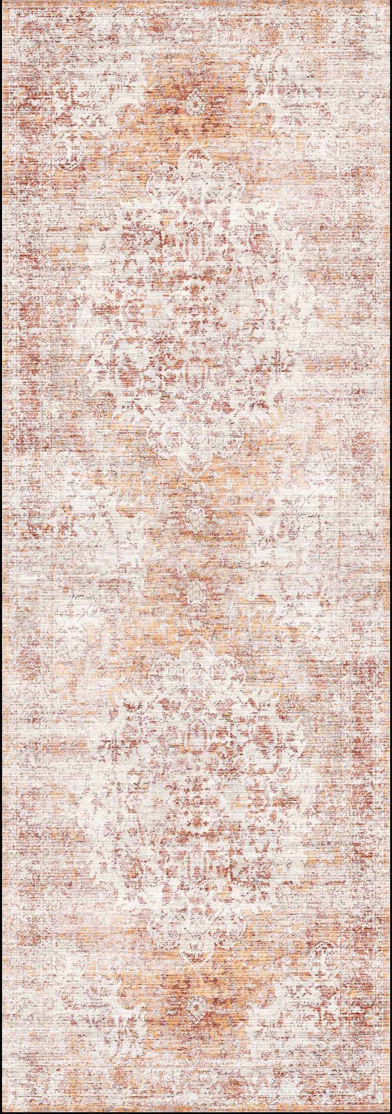 Senlis Sunset Mandarin Washable Runner