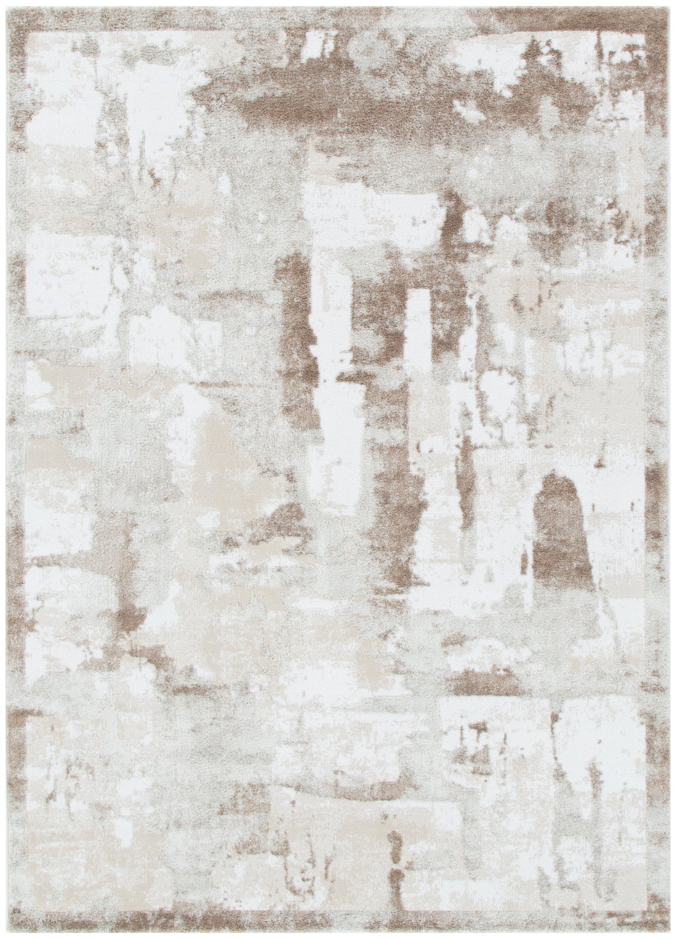 Wellington Abstract Wash Brown Rug