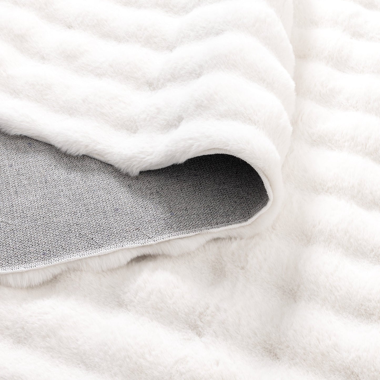 Purity Machine-Washable Rug White
