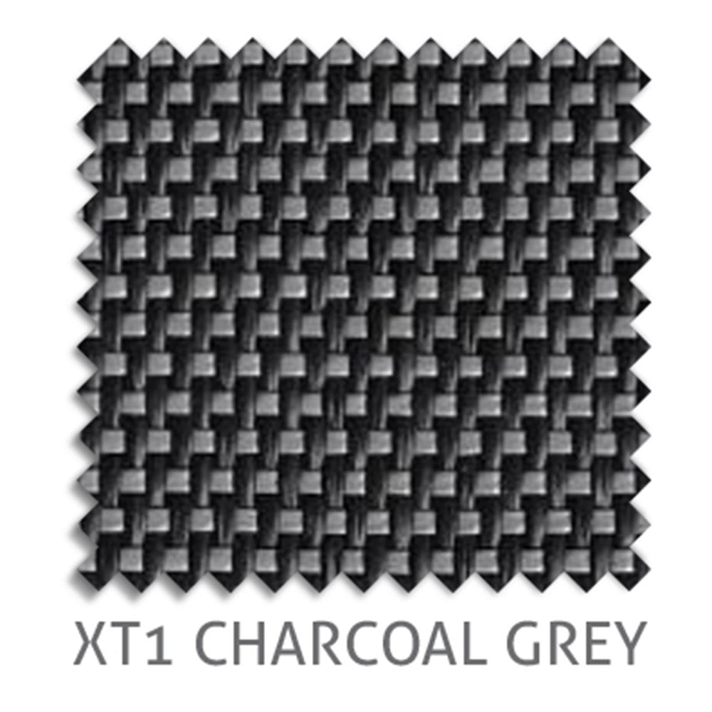 XT1 Fibreglass external blind fabric in Charcoal Grey