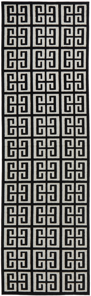 York Brenda Black & Gold Rug