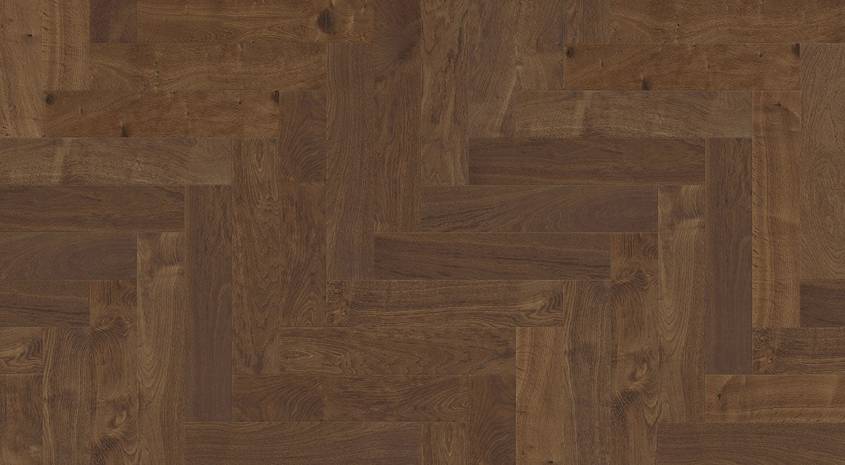 Earthlandia Engineered Oak 14mm - Sahara Herringbone – room scene 2