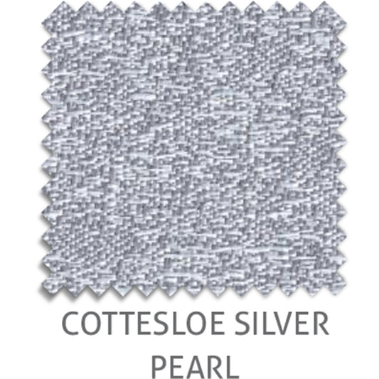 Cottesloe Light Filtering light filtering blind fabric in Silver Pearl