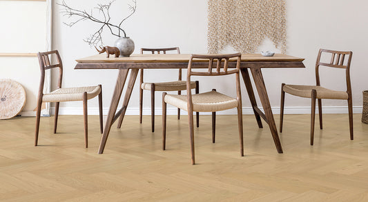 Meadows Engineered Oak 14mm - Sunbaked Herringbone – room scene 1
