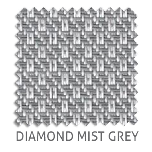 Diamond 5% sunscreen blind fabric in Mist Grey