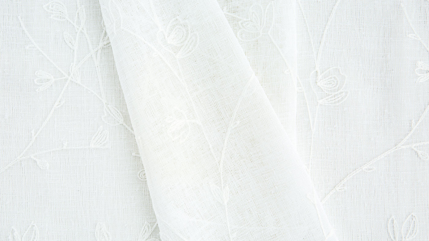 Nimbus curtain fabric - Pearl