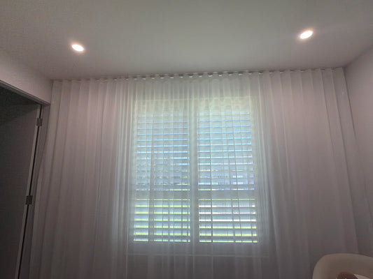Luxx Shades installed on a bedroom window in a Sydney home