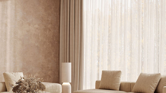 Basque curtain fabric - Roomset