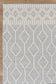 Copacabana Lattice Light Grey Wool Rug