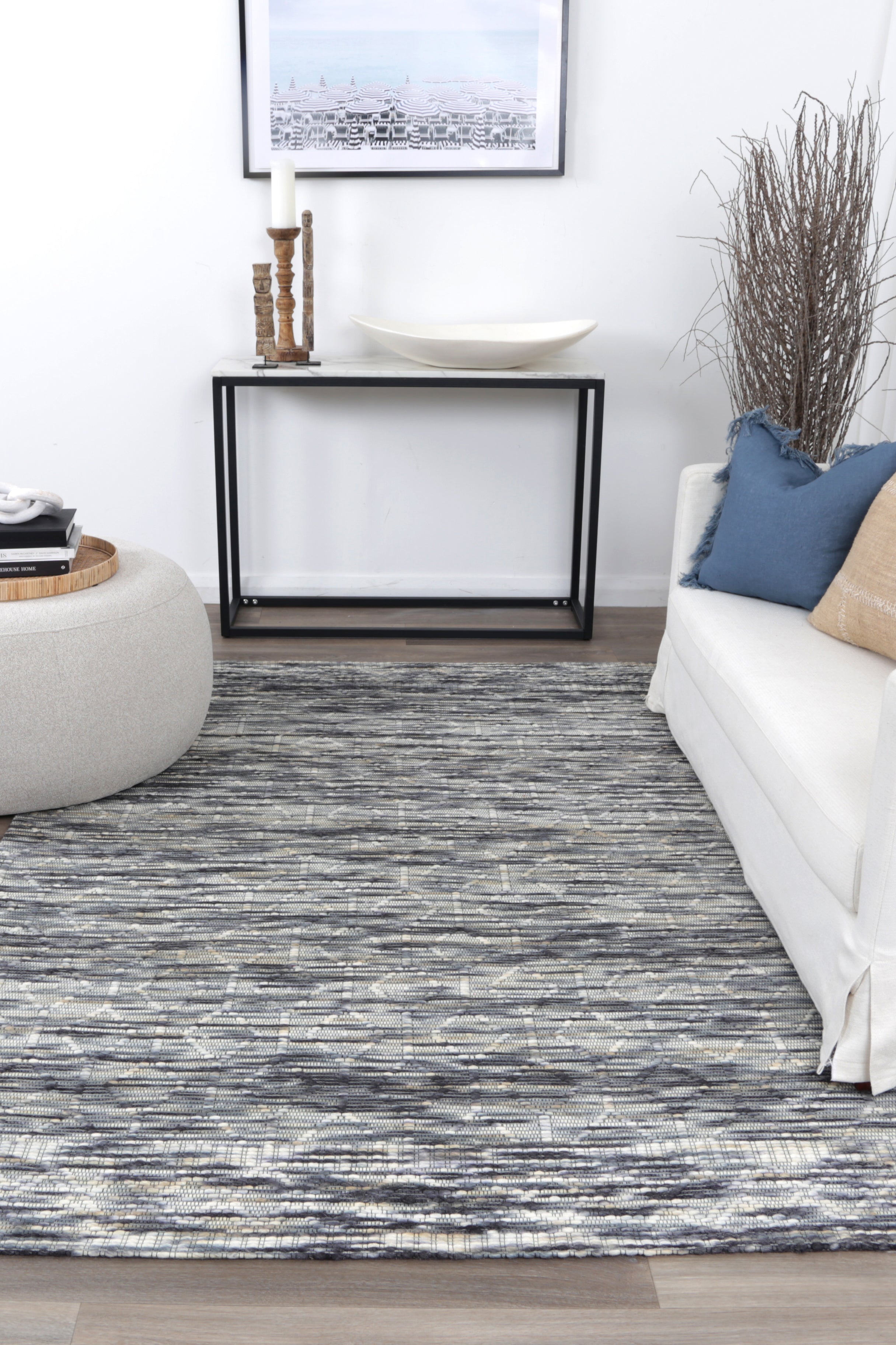 Copacabana Lattice Stone Wool Rug – Mayne Rugs & Flooring