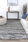 Copacabana Lattice Stone Wool Rug