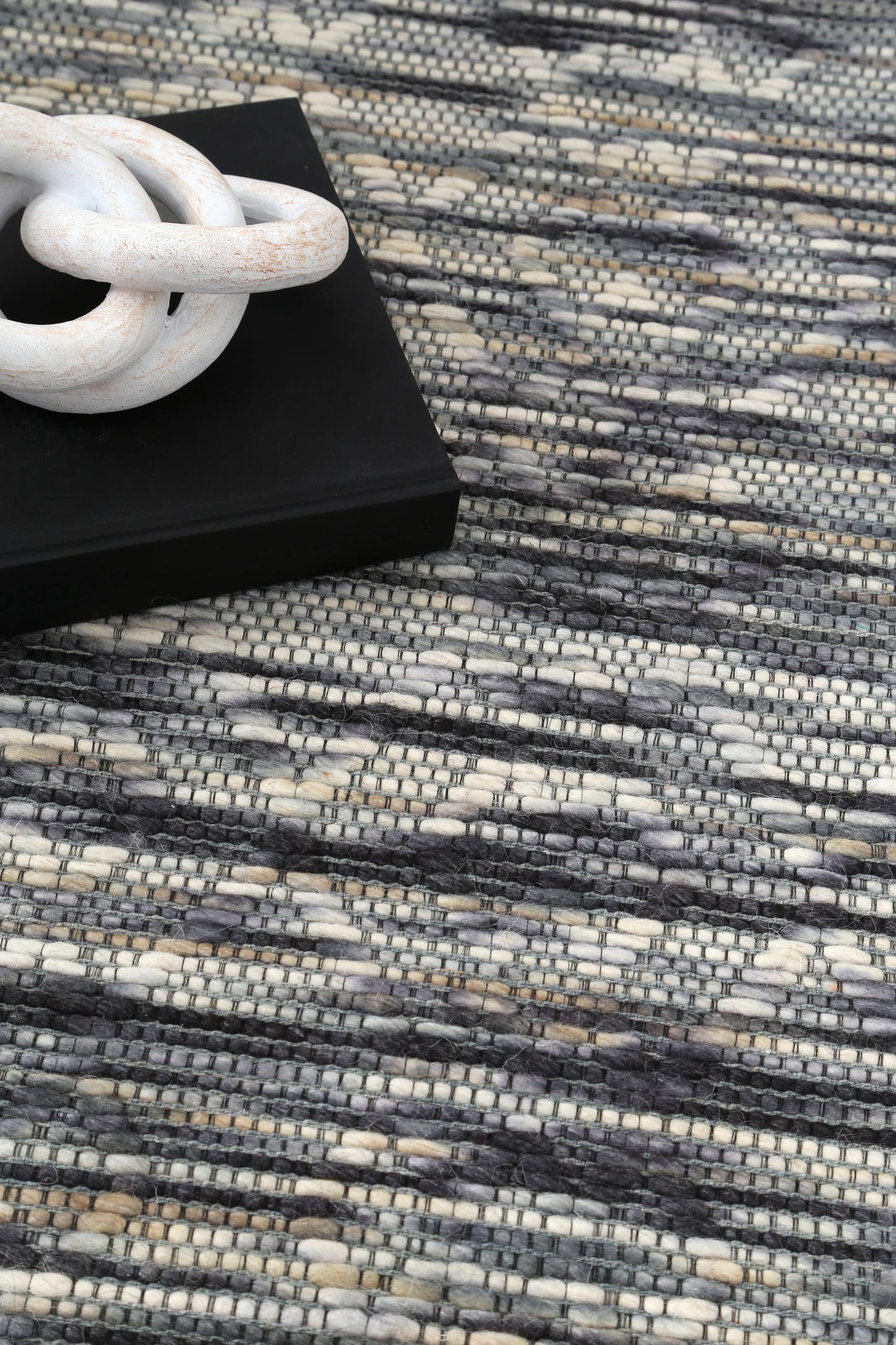 Copacabana Diamond Stone Wool Rug