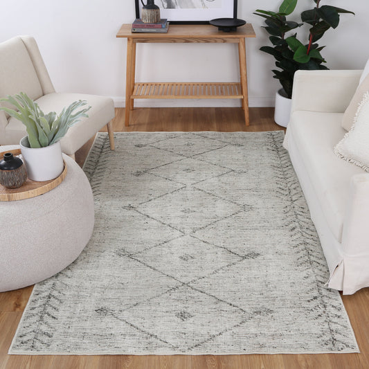 Wild Congo Natural Beige Washable Rug