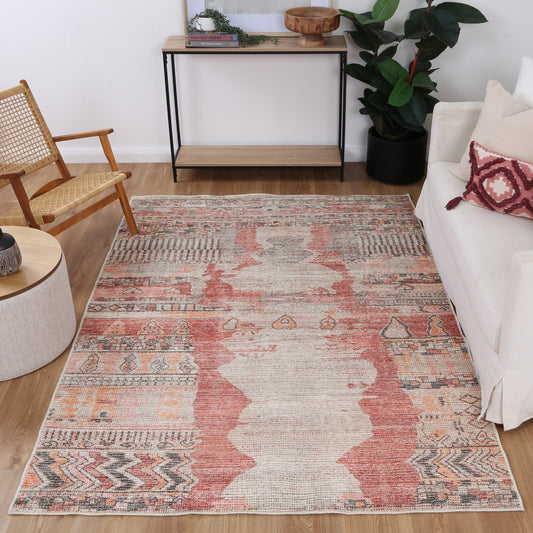 Amira Moroccan Dusk Washable Rug