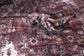 Distressed Vintage Cezanne Terracotta Area Rug