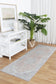 Distressed Vintage Oxus Desert Runner Rug