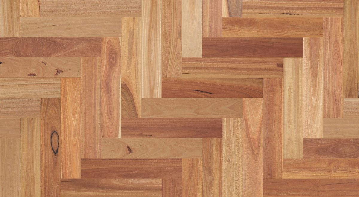 Australian Heritage Engineered Timber 14mm - Spotted Gum Herringbone – room scene 3