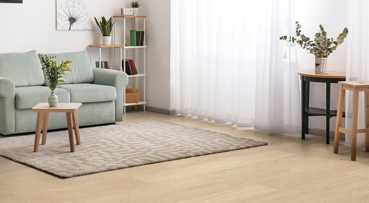 Pure Engineered Timber 14mm - Salt Blue – room scene 1
