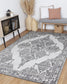 Amritsar Beas Grey Cotton Blend Rug