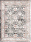 Artifact Shang Ogee Black and Red Rug