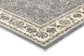 Arya Grey Cream Border Rug