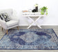 Arya Distressed Navy Rug