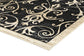 Arya Vines Grey Beige Rug