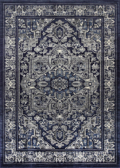 Arya Tranistional Navy Rug