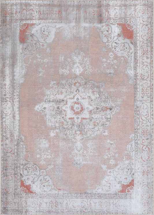 Babylon Isin Terracotta Washable Rug