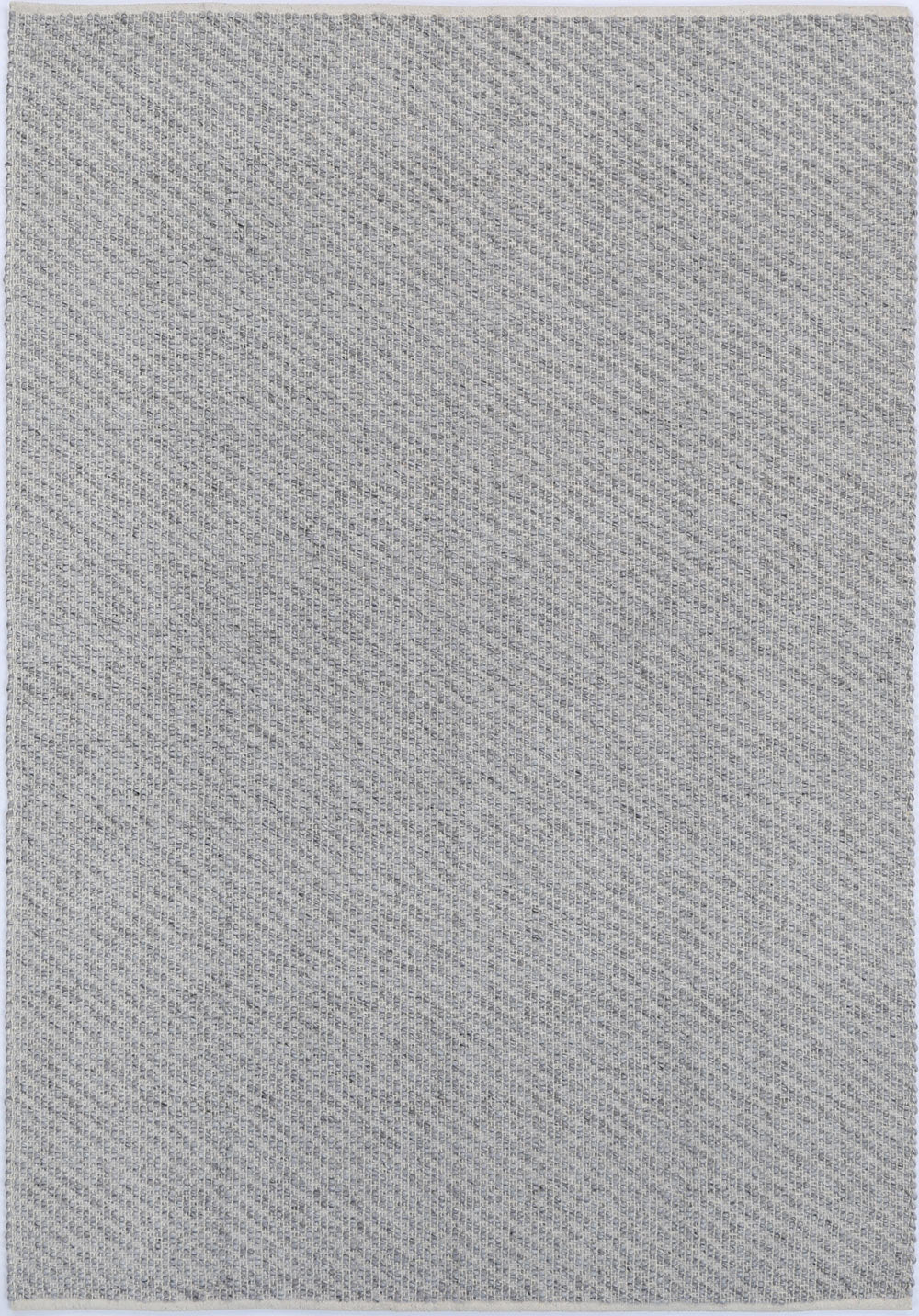 Basalt Grey Wool Blend Textured Rug